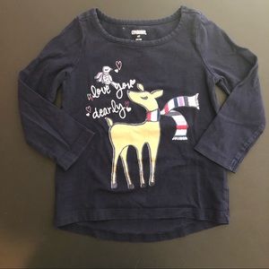 Gymboree “Love You Dearly” Long Sleeved Tee Size 2T